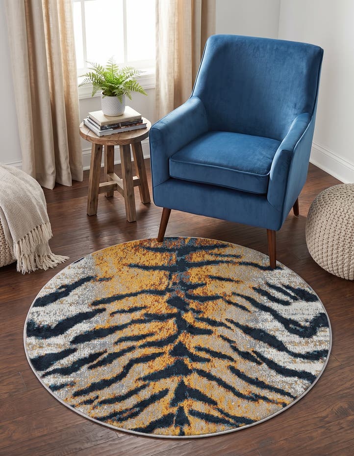 3' 3 x 3' 3 Kamala Washable Round Rug