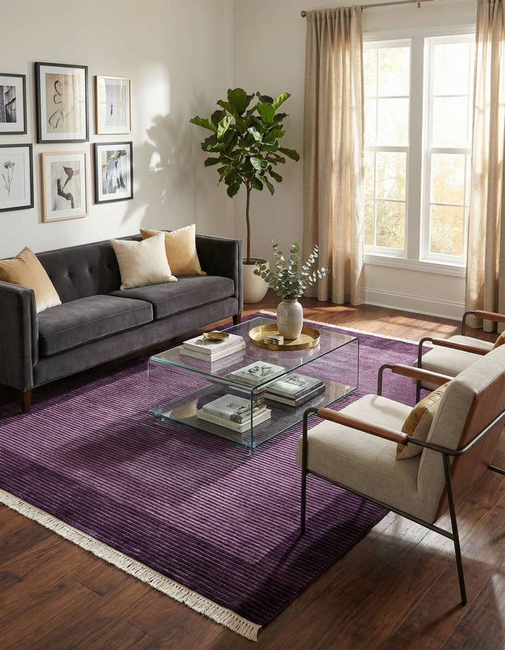 Detail image of 5' 1 x 6' 8  Hand Knotted Darya Wool Rug