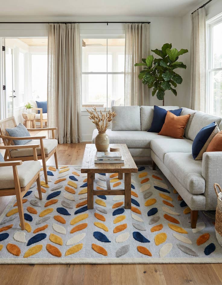 Detail image of  7' 10 x 10'  Washable Aruba Indoor / Outdoor Rug