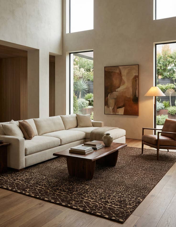 Detail image of 9' x 11' 9  Hand Knotted Darya Wool Rug