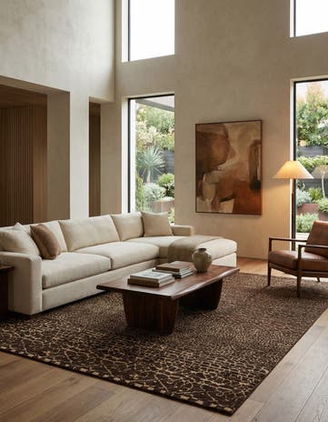 9' x 11' 9 Hand Knotted Darya Wool Rug