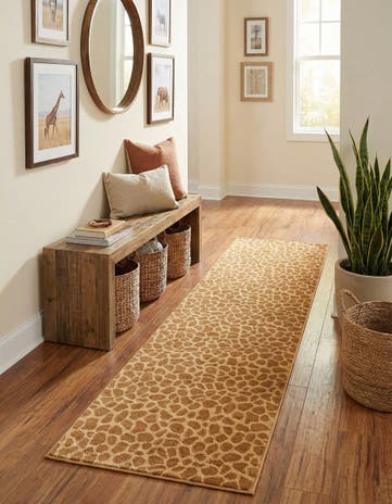 Yellow Savannah Runner Rug