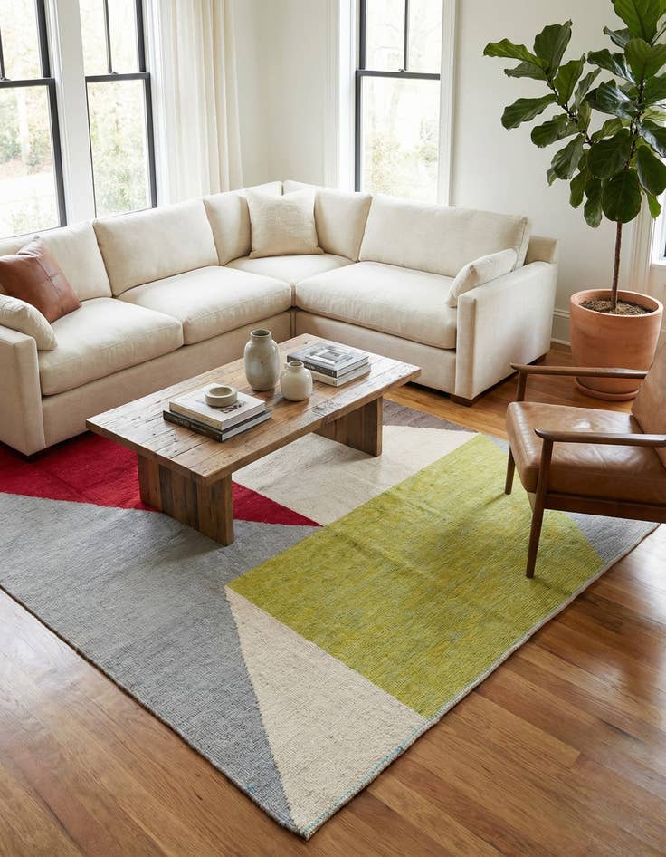 Detail image of 8' 9 x 12' 4  Hand Knotted Moroccan Wool Rug