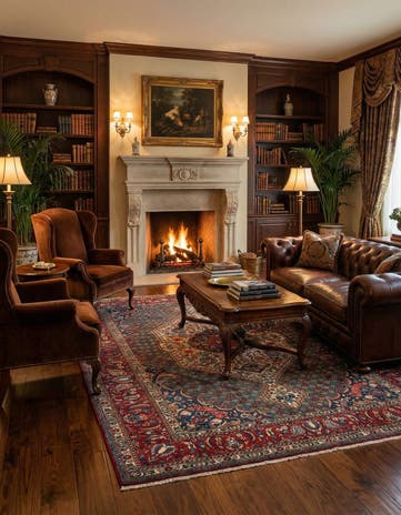 6' 9 x 9' 8 Bachtiar Wool Rug