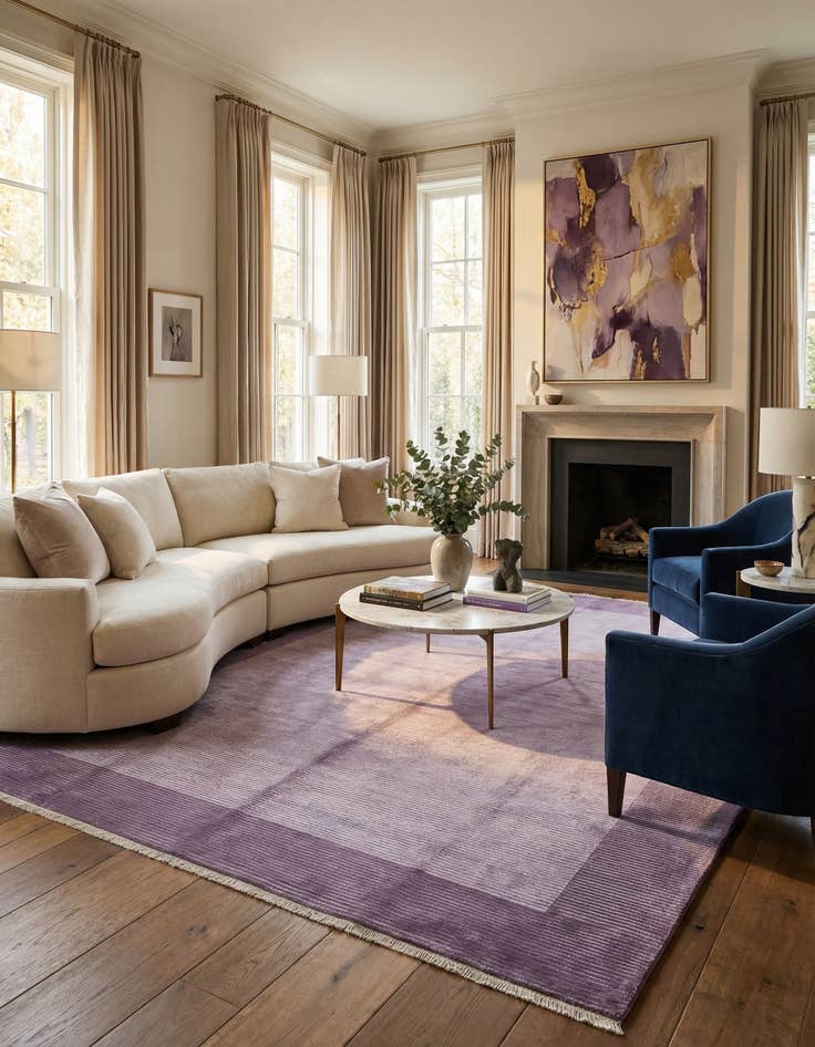 Detail image of 10' x 13' 5  Hand Knotted Darya Wool Rug