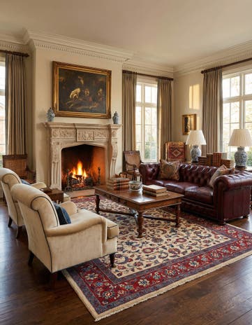 6' 9 x 10' 1 Tabriz Wool Rug