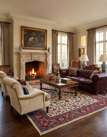 6' 9 x 10' 1 Tabriz Wool Rug