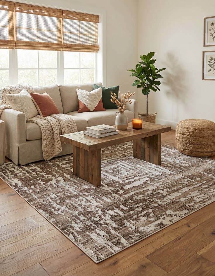 Detail image of 6' x 6' Hermitage Square Rug