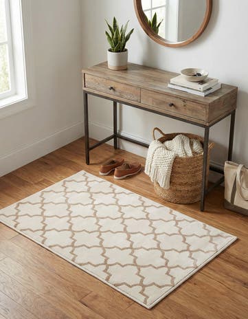 Jill Zarin White Uptown Lincoln Center Rug