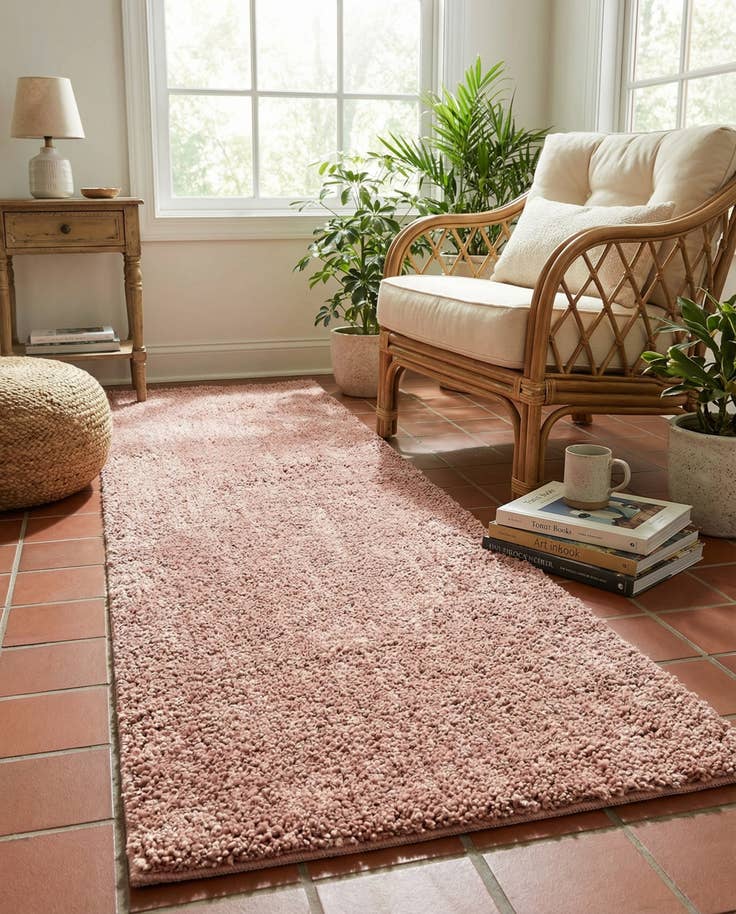 Detailansicht von 80cm x 305cm Jill Zarin Shaggy Chic Läufer Teppich