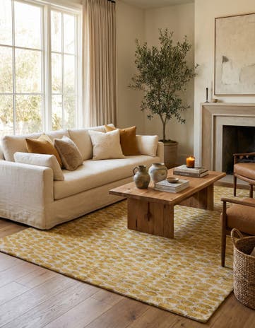 6' x 8' 11 Hand Knotted Darya Wool Rug