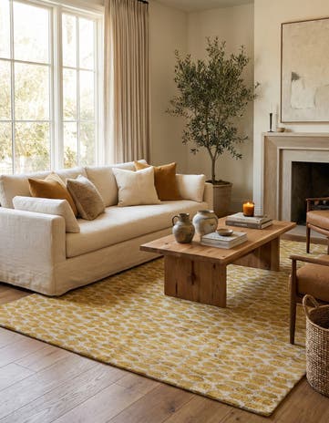 6' x 8' 11 Hand Knotted Darya Wool Rug