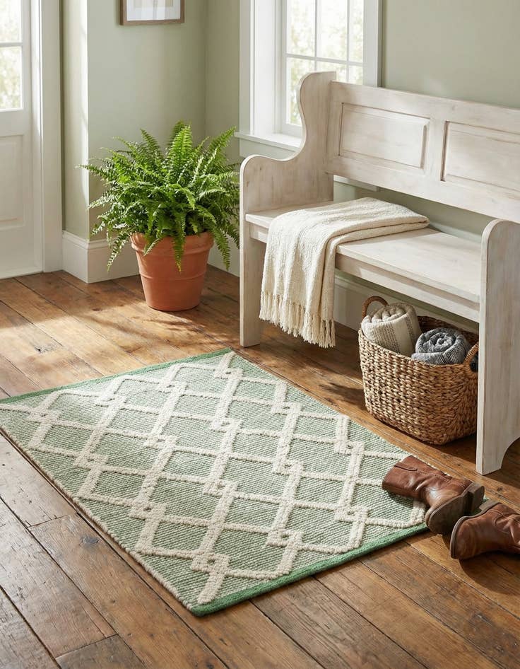 Detail image of 2' 6 x 3' 3  Hand Knotted Jill Zarin Dorset Rug