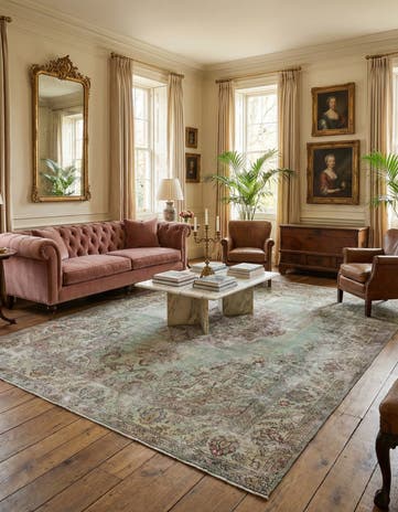 9' 9 x 12' 8 Vintage Royal Wool Rug