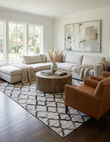 5' x 8' Cowhide - Patchwork Rug