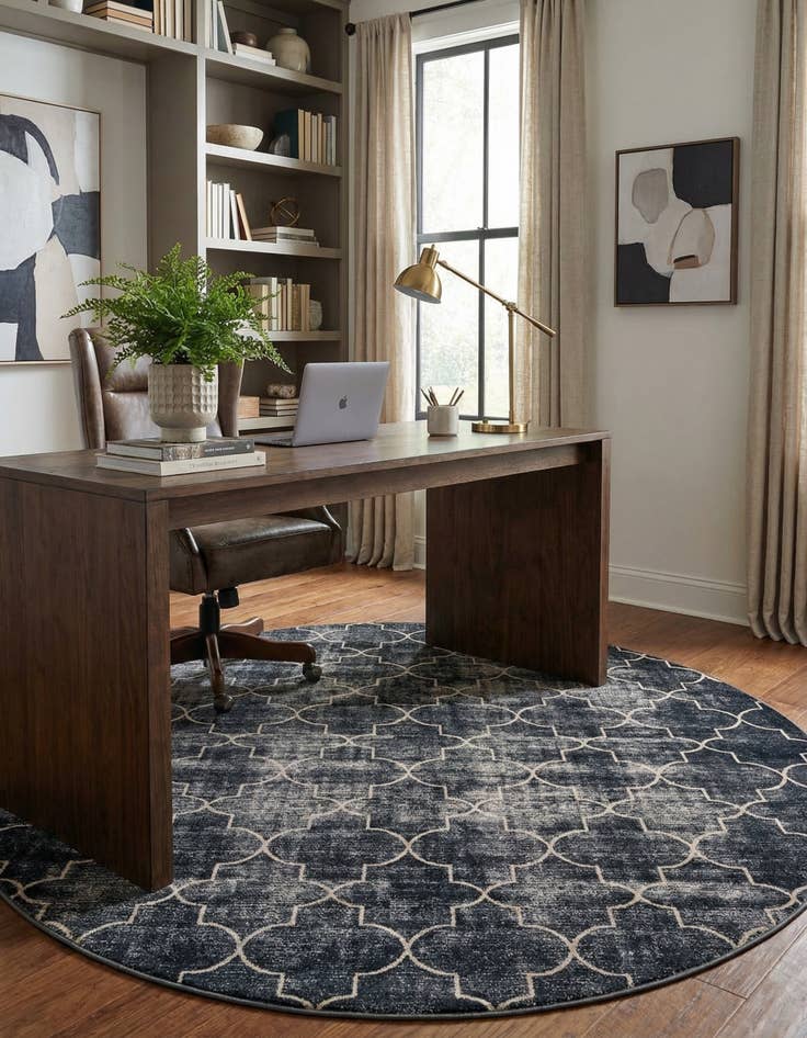 Detail image of 7' 10 x 7' 10 Uptown Lincoln Center Round Rug