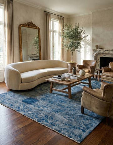 9' 1 x 12' 7 Hand Knotted Ultra Vintage Persian Wool Rug