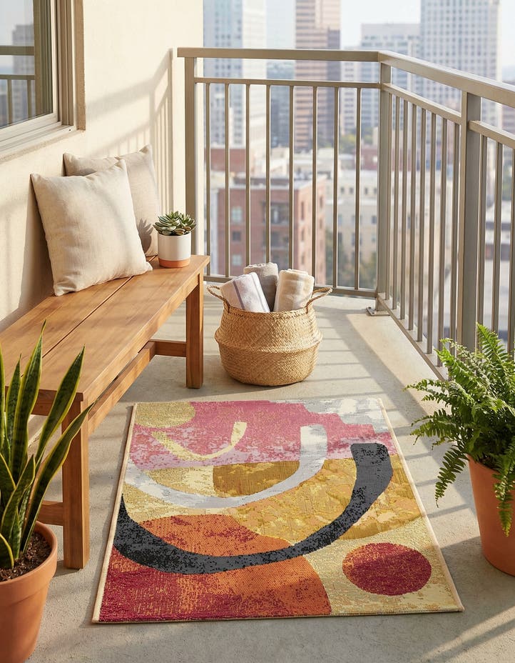 2' x 3' Easy-Clean Modern Indoor / Outdoor...