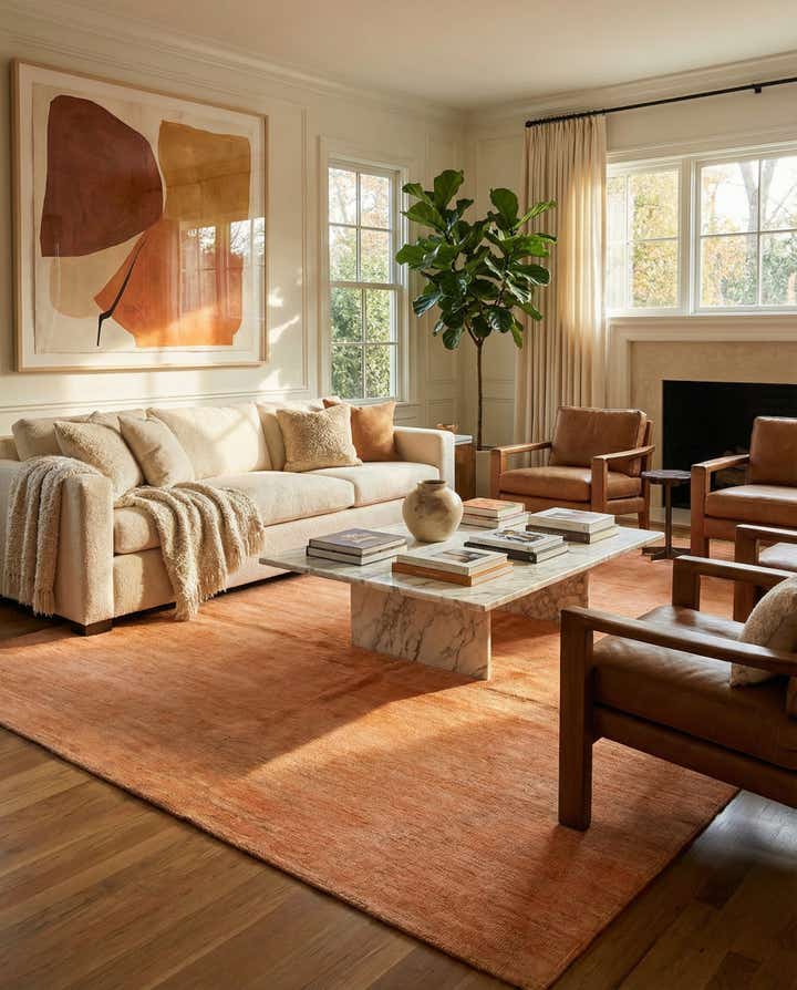 6' 5 x 10' Hand Knotted Darya Wool Rug