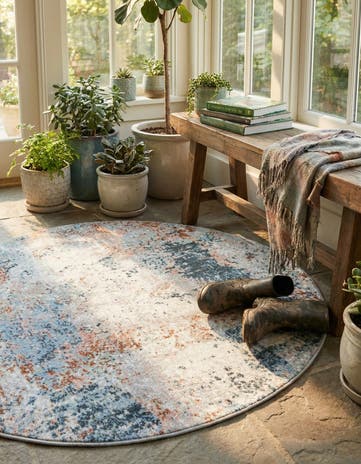 Kamala Washable Round Rug