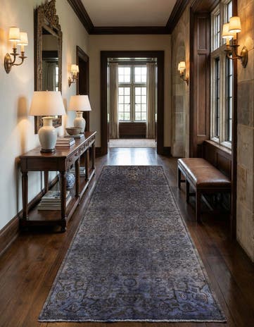 3' 10 x 9' 11 Hamedan Runner Rug