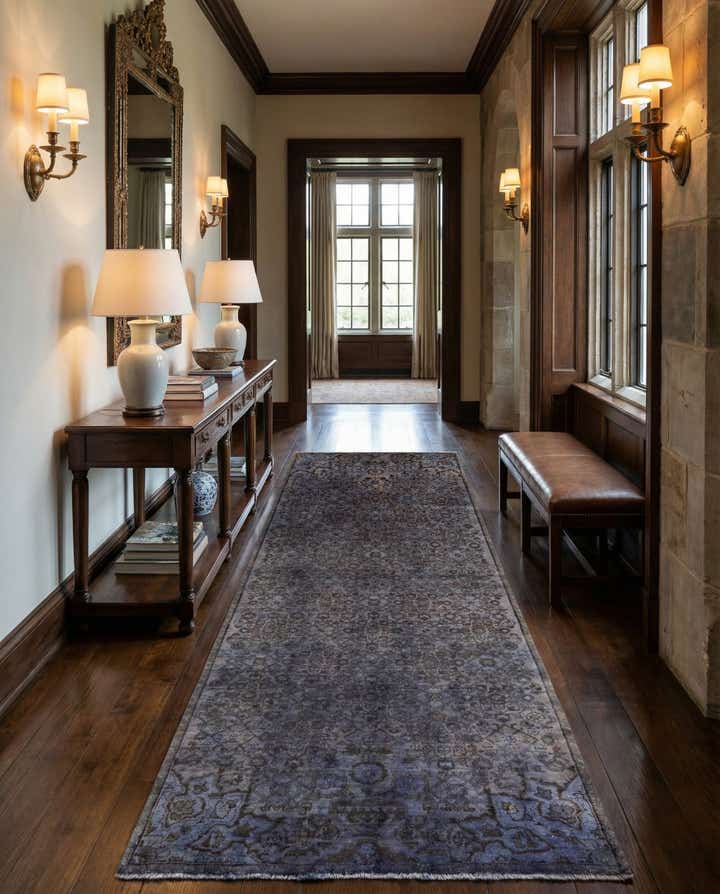 3' 10 x 9' 11 Hamedan Runner Rug