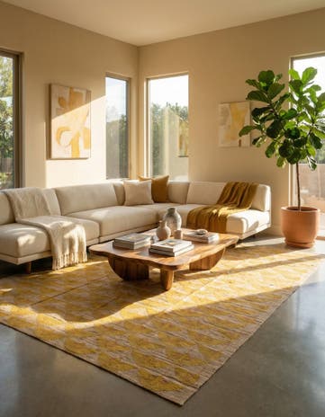 9' 2 x 12' 8 Hand Woven Kilim Modern Wool Rug