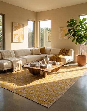 9' 2 x 12' 8 Hand Woven Kilim Modern Wool Rug
