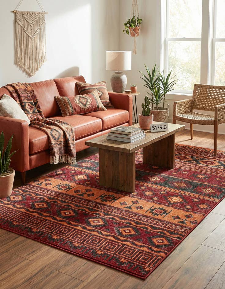 Detail image of  6' 1 x 9' Lucerne Rug