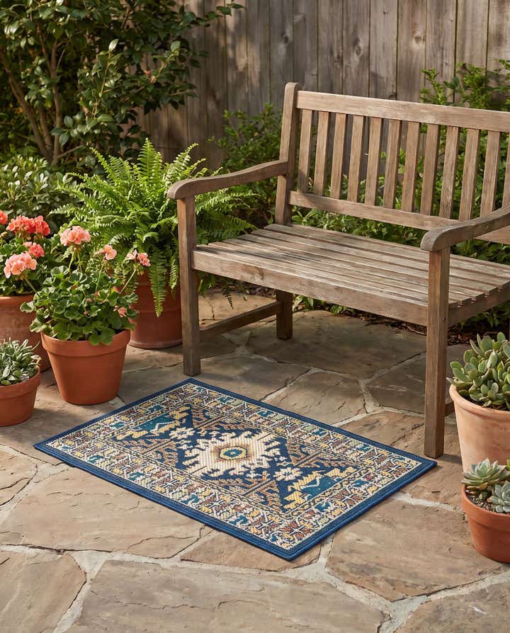 2' x 3' Easy-Clean Baja Indoor / Outdoor Rug