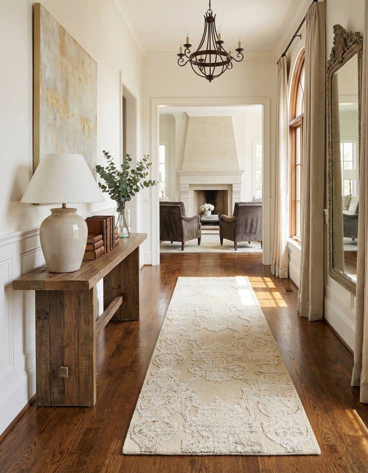 Detail image of 2' 9 x 8' 8  Hand Knotted Darya Runner Rug