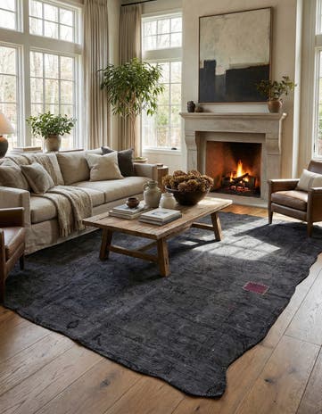 6' 5 x 8' 9 Hand Knotted Ultra Vintage Persian Wool Rug