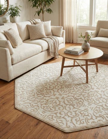 6' x 6' Nepal Octagon Rug