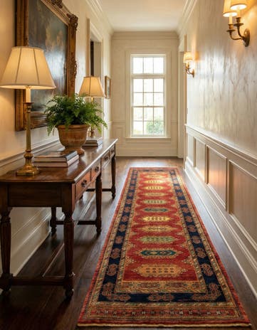 2' 8 x 9' 5 Kashkuli Runner Rug
