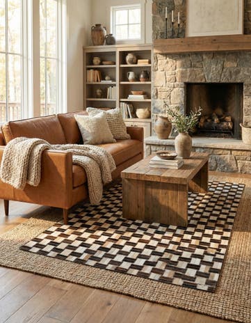4' x 5' 11 Cowhide - Patchwork Rug