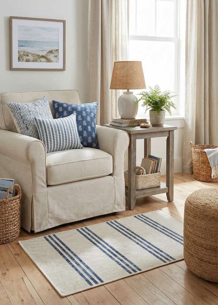 2' x 3' Easy-Clean Jill Zarin Anguilla Indoor / Outdoor Rug