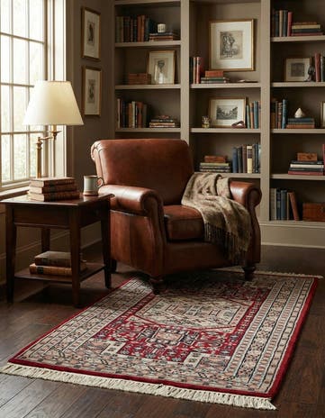 2' 8 x 3' 10 Hand Knotted Bokhara Wool Rug