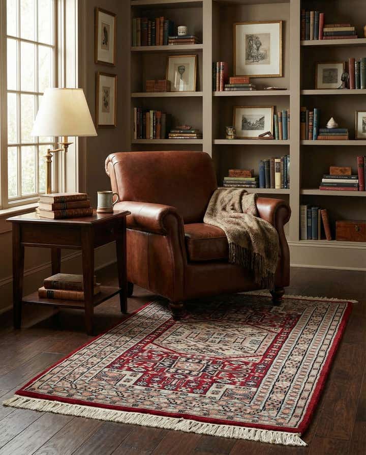 2' 8 x 3' 10 Hand Knotted Bokhara Wool Rug