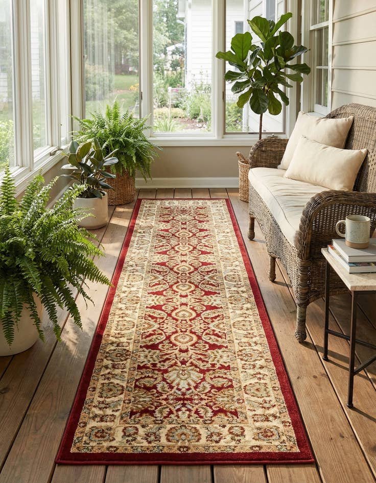 Detail image of 2' 7 x 10' Classic Agra Runner Rug