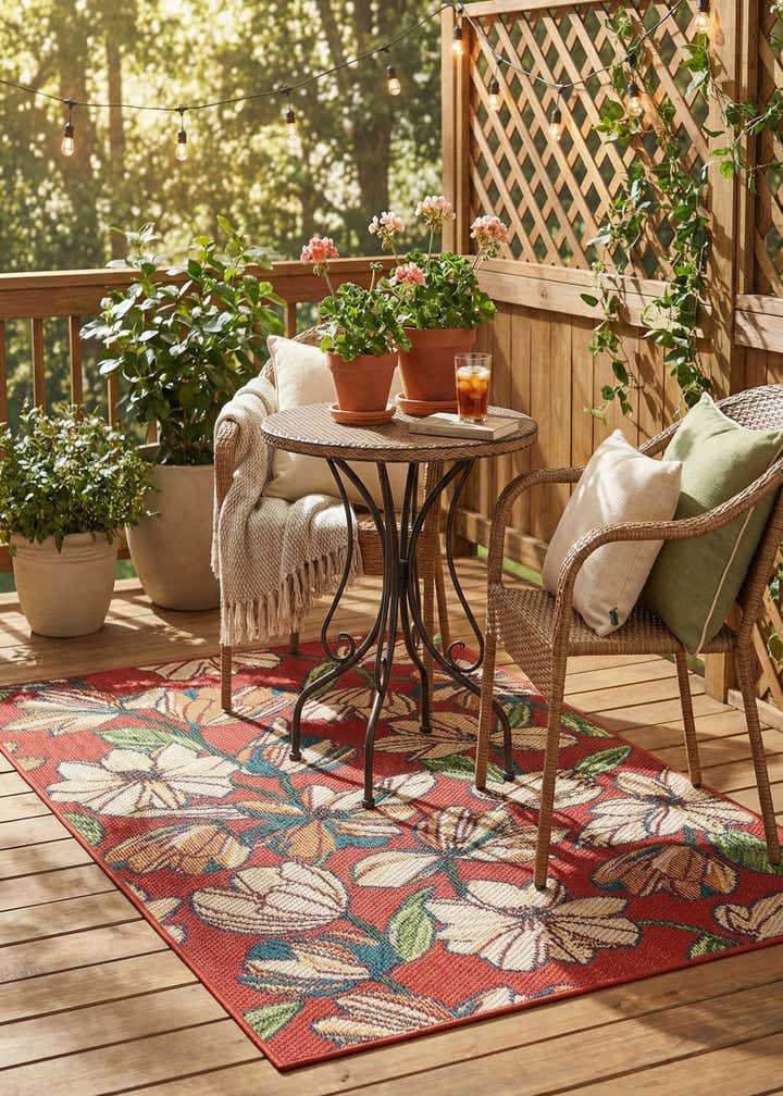 4' x 6' Easy-Clean Baja Indoor / Outdoor Rug