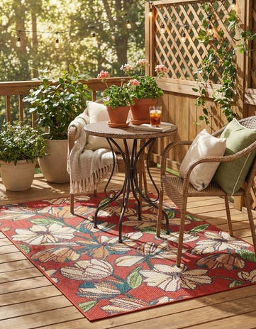 4' x 6' Easy-Clean Baja Indoor / Outdoor Rug