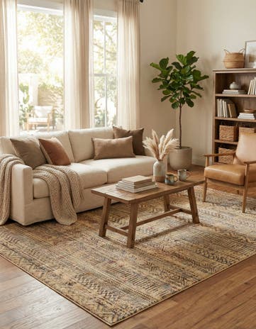 Beige Saturn Rug