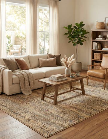 Beige Saturn Rug