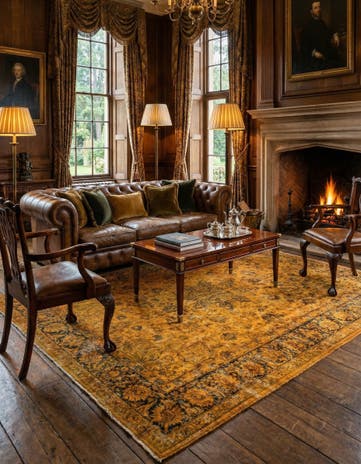 7' 11 x 11' 3 Vintage Royal Wool Rug