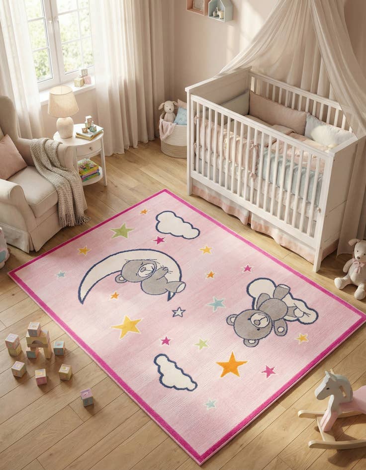 Detail image of 5' 3 x 7' 7  Washable  Indoor / Outdoor Rug