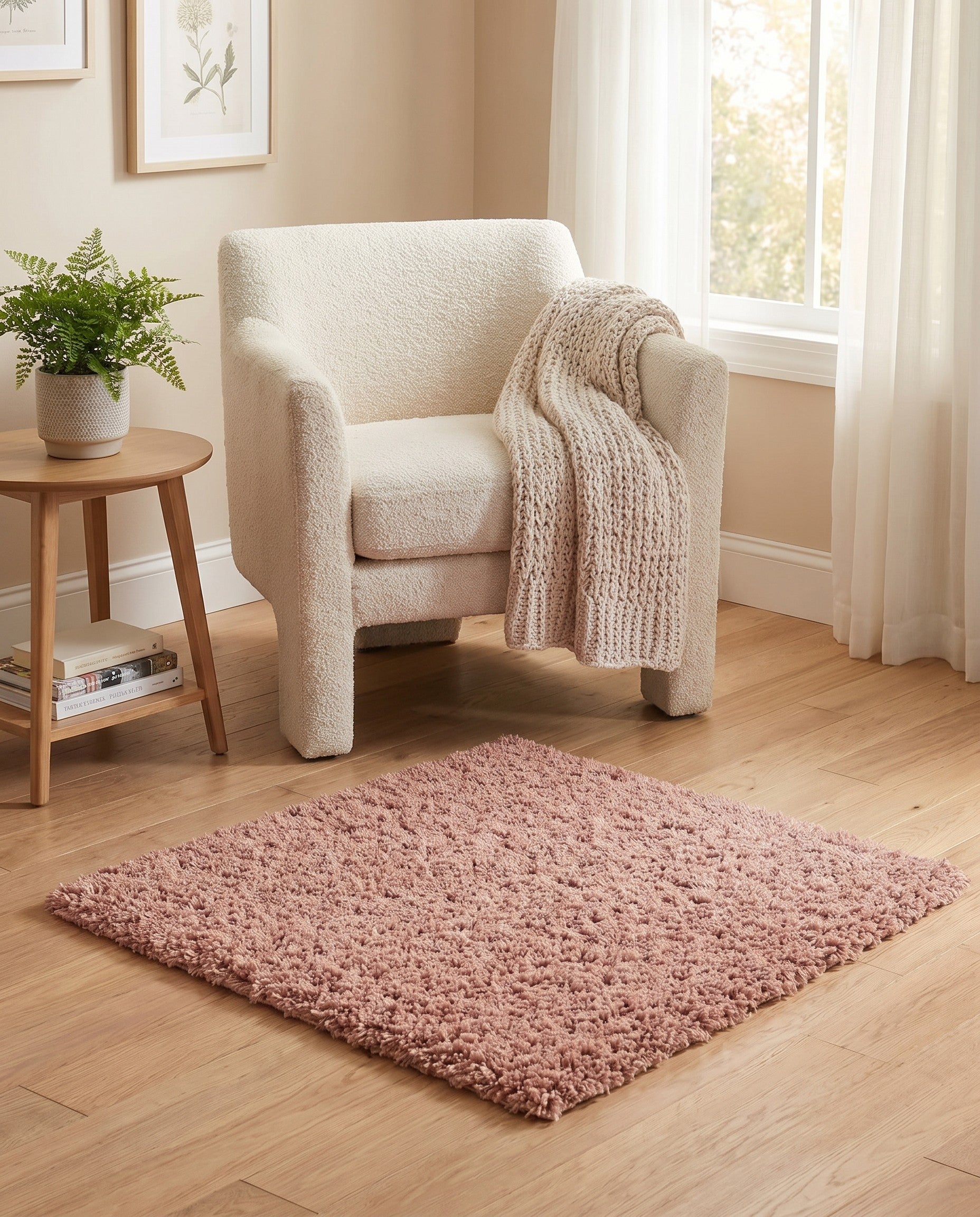 3' 3 x 3' 3 Everyday Shag Square Rug