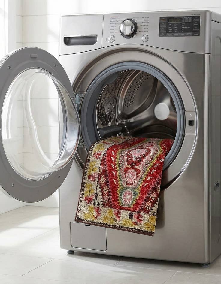 Detail image of 2' x 3'  Washable Santa Fe Rug