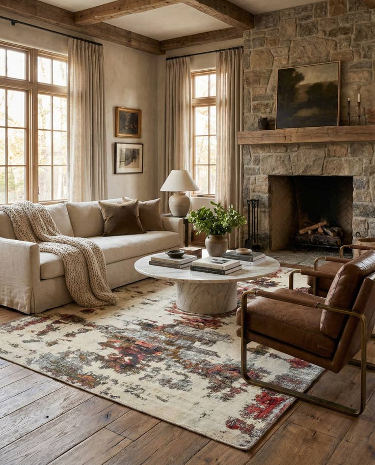 Detail image of 6' x 9' 10 Hand Knotted Ultra Vintage Persian Wool Rug