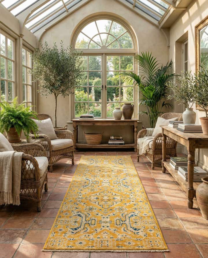 2' 9 x 9' 7 Ziegler Wool Runner Rug
