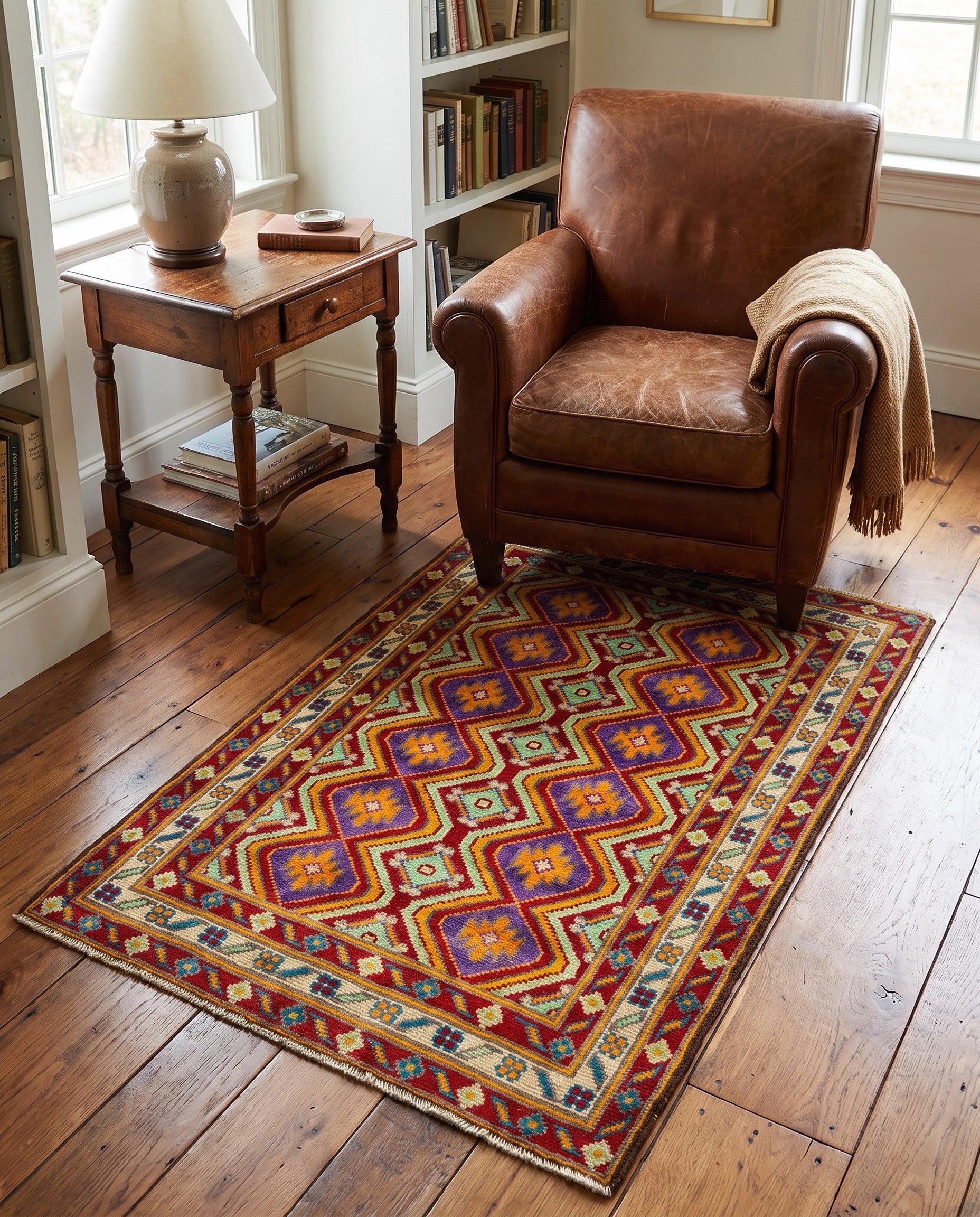 3' 4 x 5' 1 Hand Knotted Balouch Wool Rug